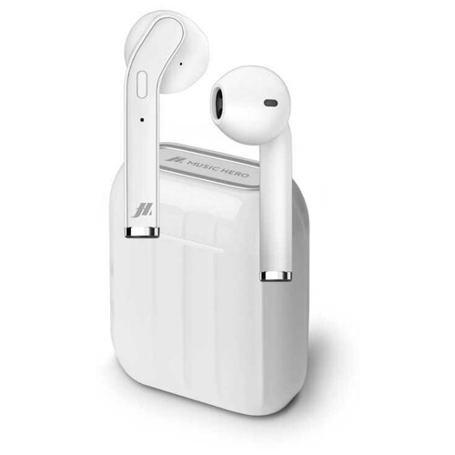 Наушники SBS Jaz Sweet Twin Bluetooth 50 с зарядным кейсом 300мАч белый TEJZEARTWSHIHATBTW 354400₽