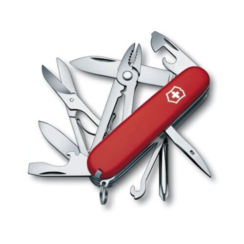 Нож Victorinox Deluxe Tinker, 91 мм, 17 функций, красный