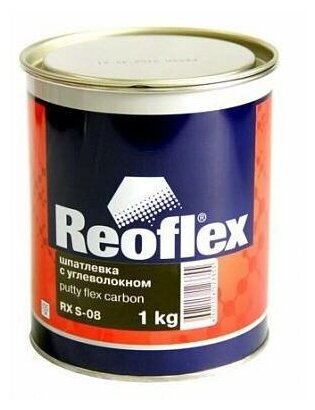 REOFLEX Шпатлевка с углеволокн. REOFLEX Carbon 1 кг