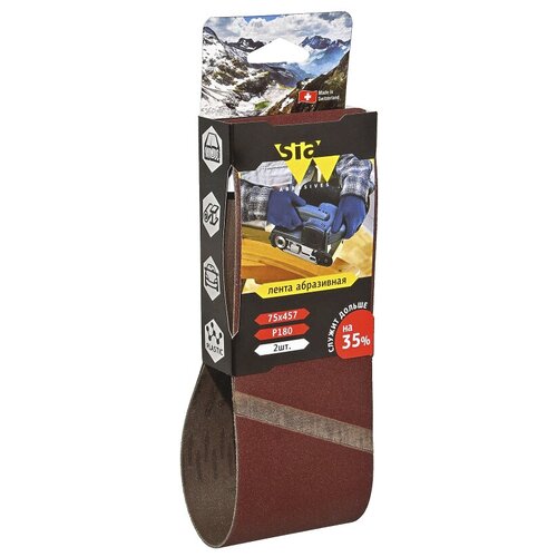 Sia Abrasives siawood 2920 Шлифовальная лента бесконечная, размер 75мм. х 457мм, P180