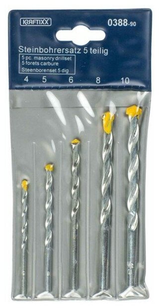 фото Набор сверл по кирпичу/бетону 5 шт.