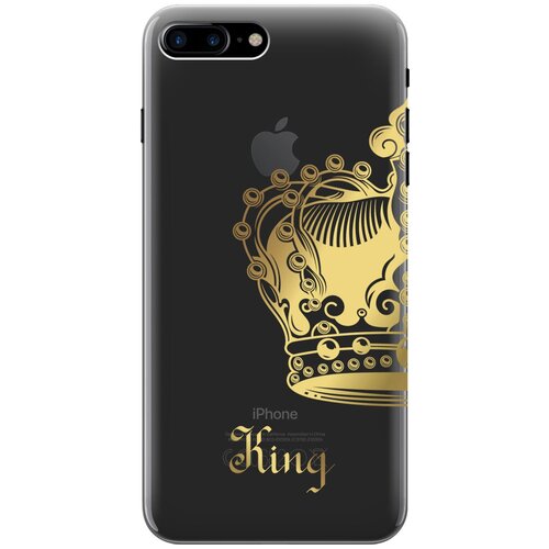 Силиконовый чехол на Apple iPhone 8 Plus / 7 Plus / Эпл Айфон 7 Плюс / 8 Плюс с рисунком True King