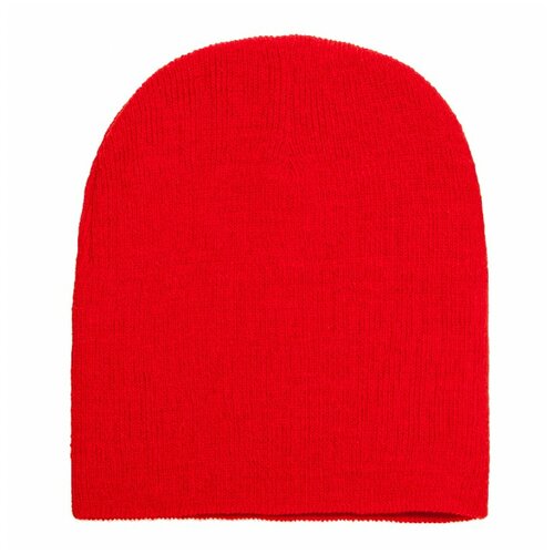 Шапка FLEXFIT, размер One Size, красный шапка размер one size черный красный