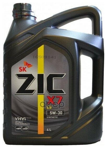 Zic Масло Моторное Синтетическое Zic X7 Ls 5w-30 4л 162619
