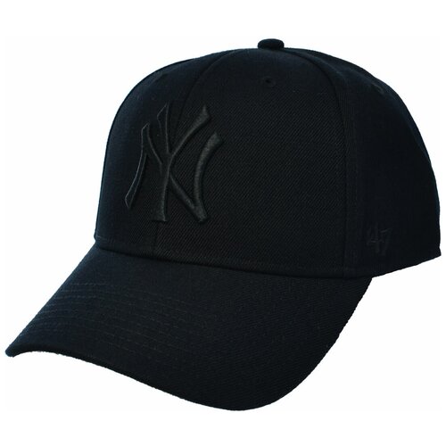 Бейсболка классическая с изогнутым козырьком '47 Brand MVP SNAPBACK New York Yankees MVPSP17WBP (OS черный черный)