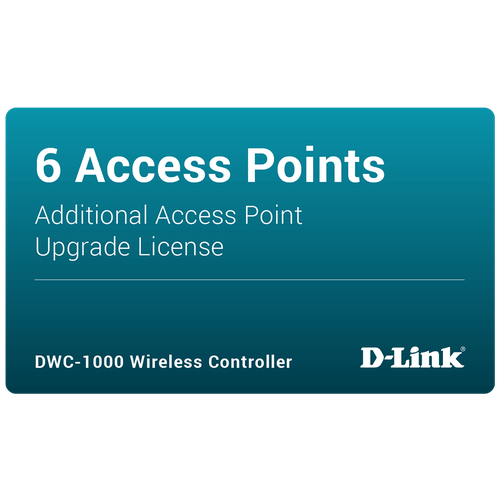 D-Link Управление дополнительными точками доступа для DWC-1000, количество пользователей/устройств: 6 устройств