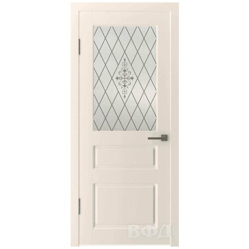 Межкомнатная дверь VFD Chester до, эмаль слоновая кость 2000*700.Комплект (полотно,коробка,наличник)