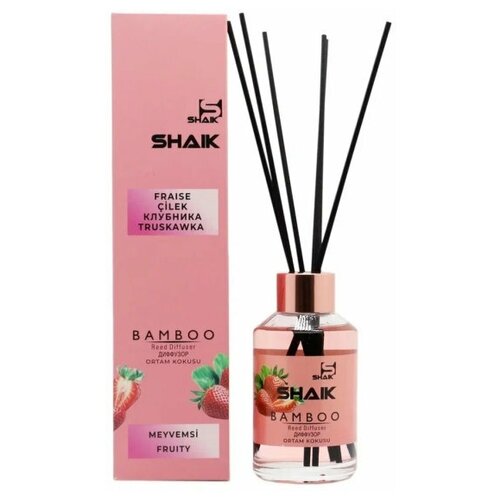 Аромадиффузор с палочками Shaik Bamboo Клубника 100 ml