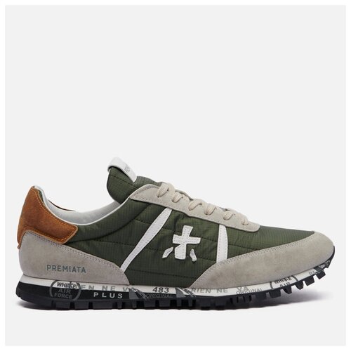 фото Мужские кроссовки premiata sean 5728 оливковый , размер 44 eu