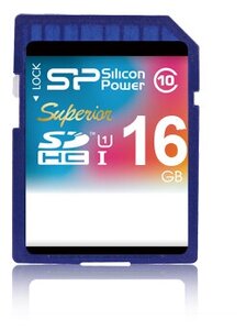 Карта памяти 16GB Silicon Power SP016GBSDHCU1V10 Class 10 SDHC UHS-I