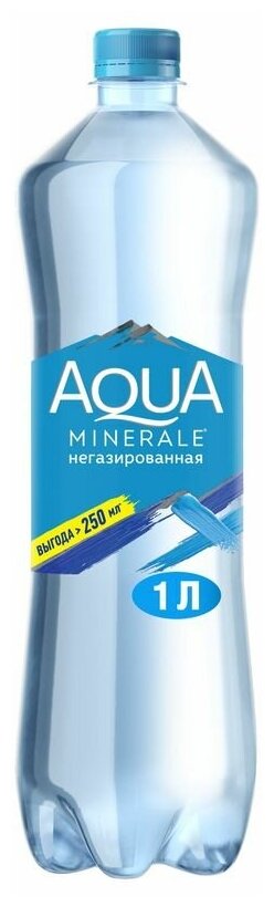 Вода Aqua Minerale Негазированная 1 л (товар продается поштучно) - фотография № 6