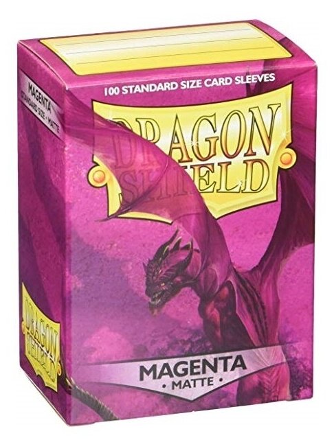 Протекторы Dragon Shield матовые Magenta 63х88мм (100 шт.)