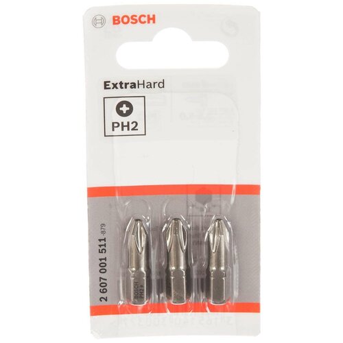 Набор бит Bosch Extra-Hart 2607001511 3 пред. для шуруповертов