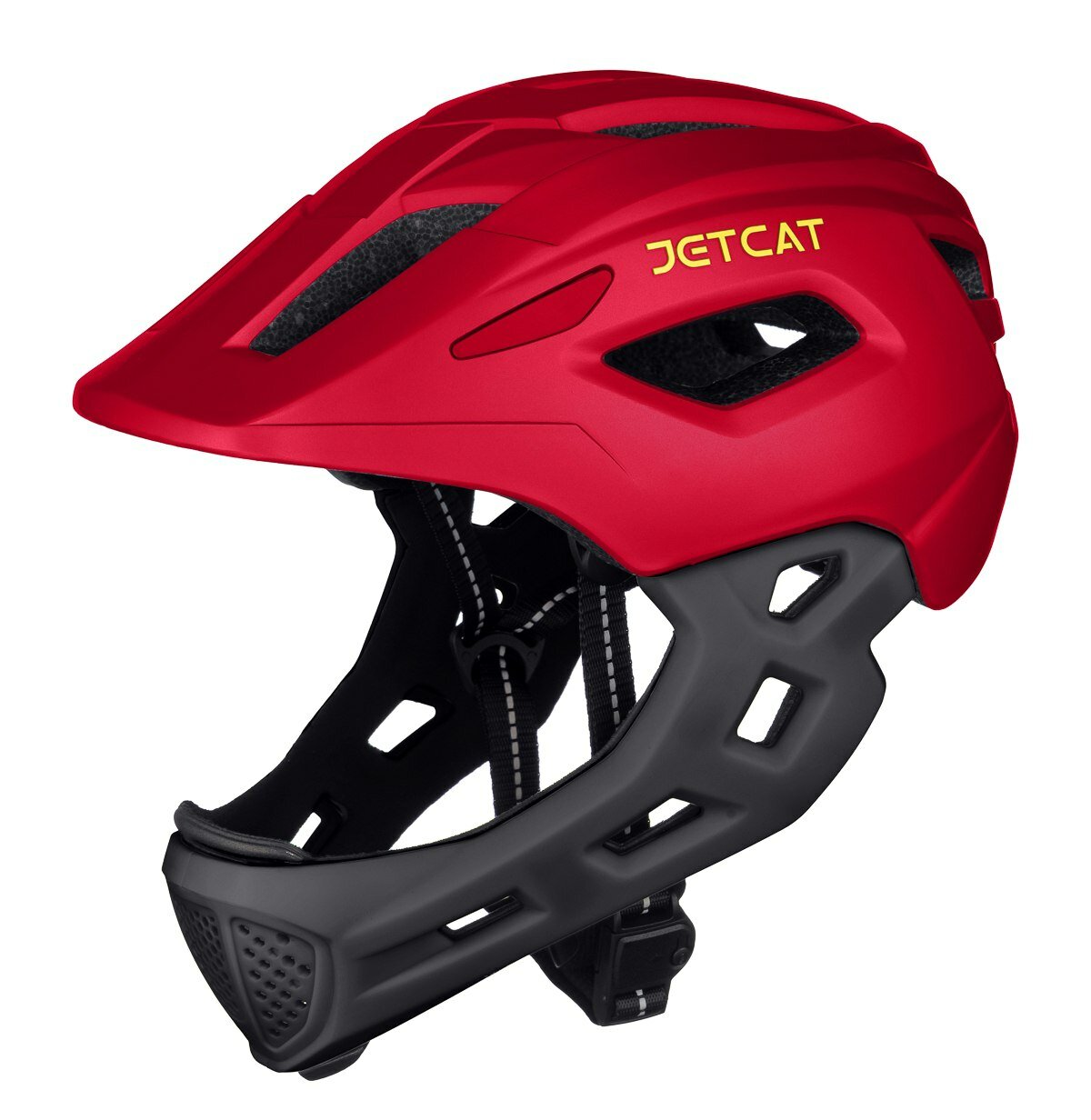 Шлем JETCAT - Start - Red/Black - размер "S" (52-56см) защитный велосипедный велошлем детский