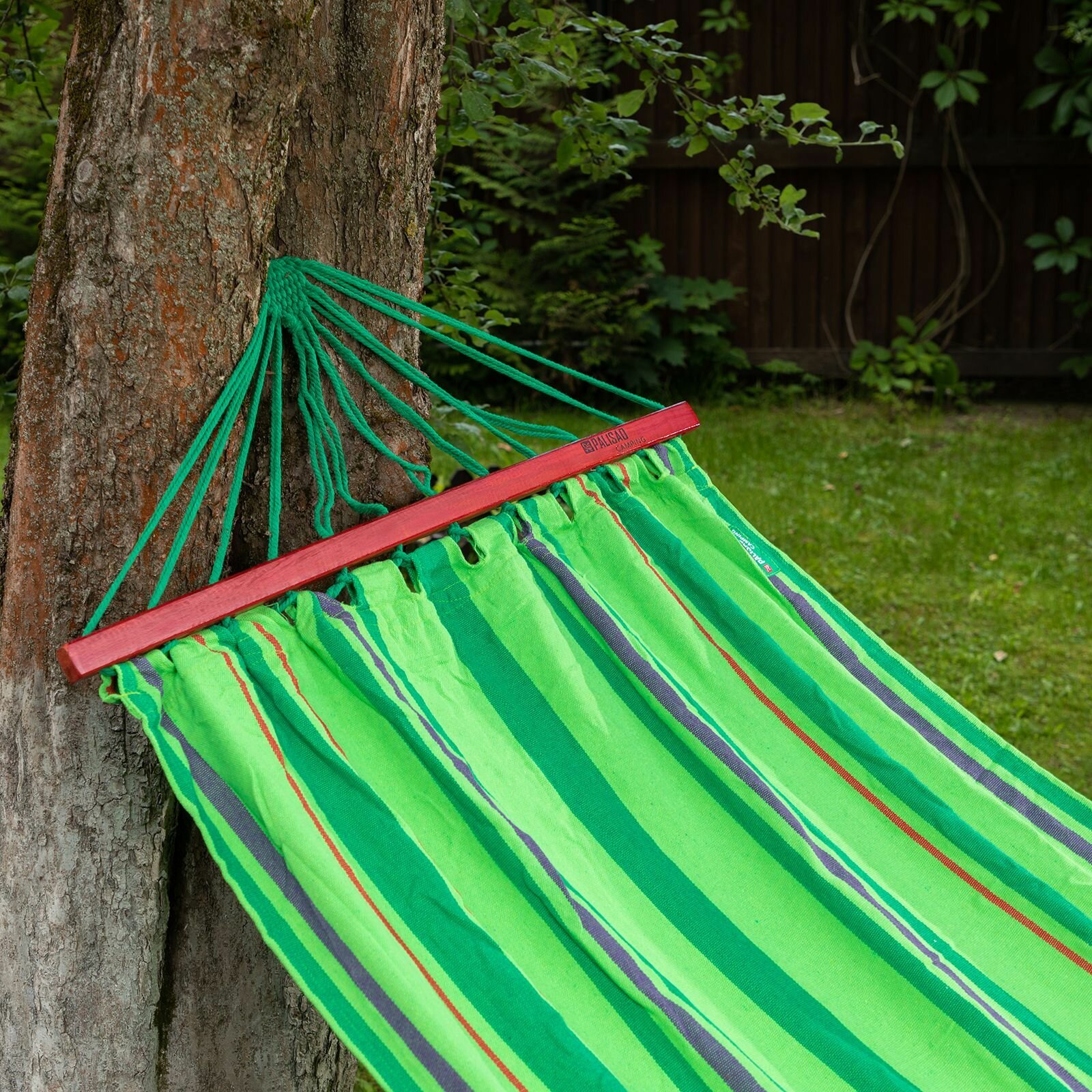 Гамак для дачи 200 х 100 см с деревянными планками