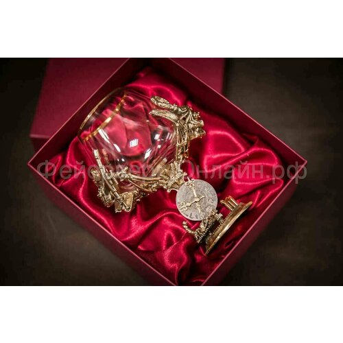 Бокал для коньяка Мастерская России Знаки зодиака. Скорпион, 400 мл