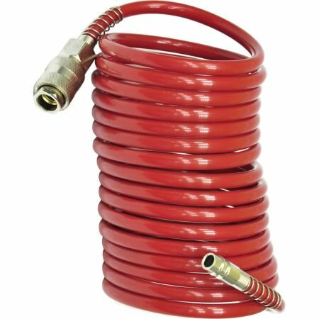 Шланг ELITECH витой полиамидный 5х8 20 м рапид 0704.011800 — фото 1