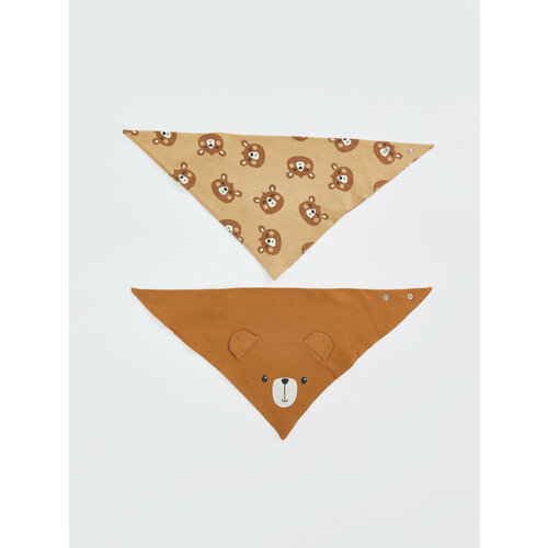 Нагрудник для малышей-мальчиков LC Waikiki размер 19 x 23 см brown 309₽