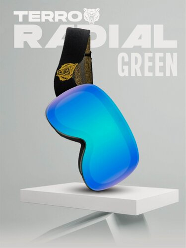 Изображение товара Маска горнолыжная TERROR - RADIAL Green