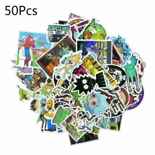 Наклейка Рик и Морти Морт