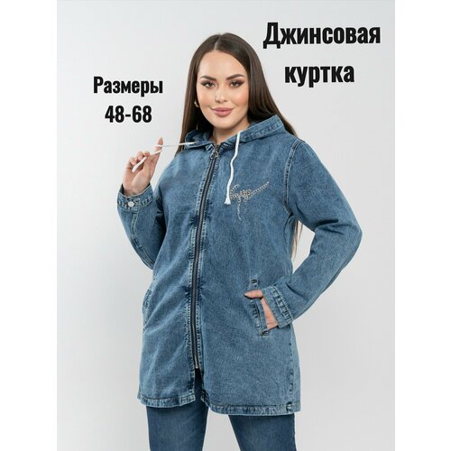 фото Куртка джинсовая , размер 62, синий кирико