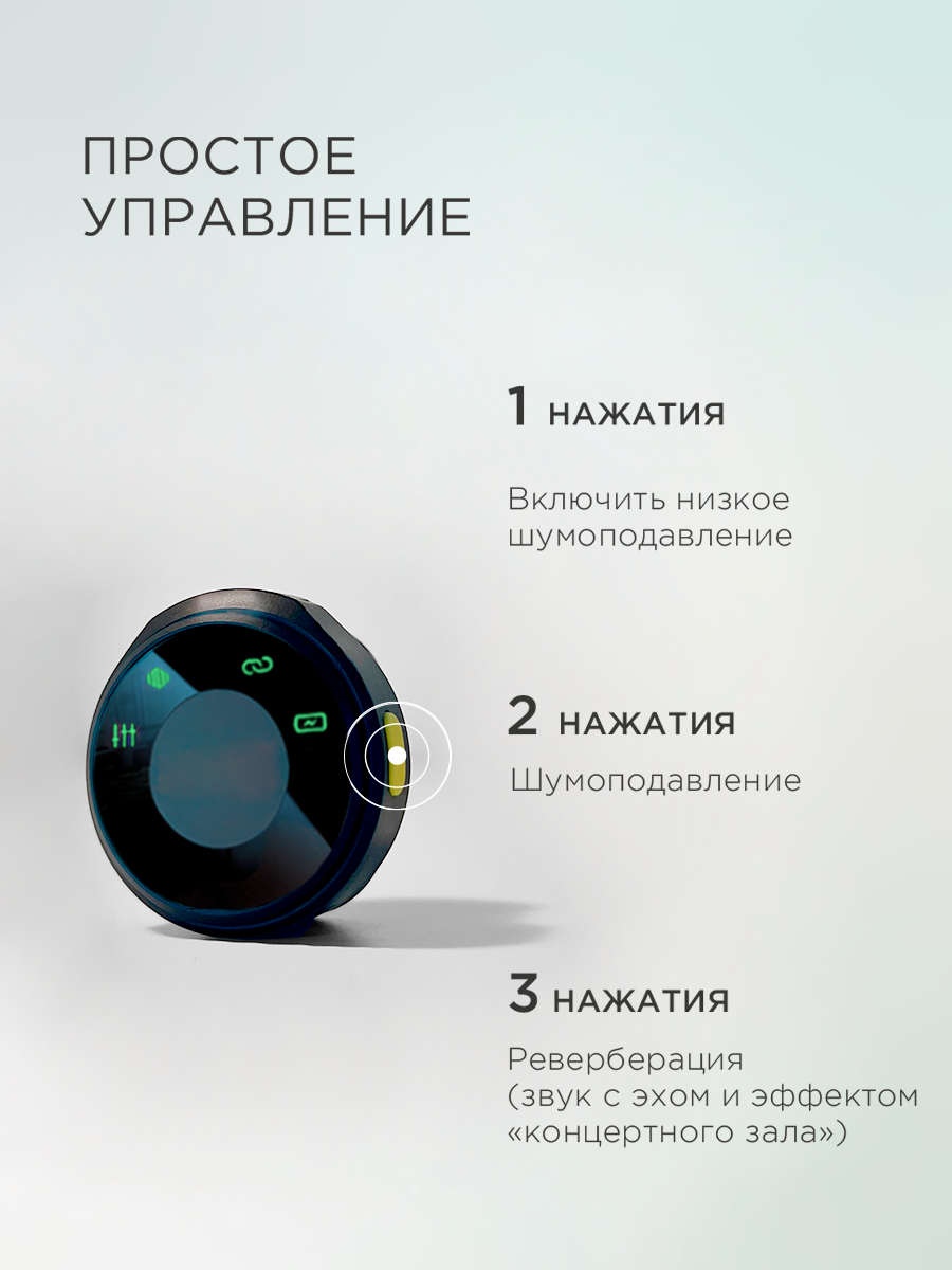 Петличный микрофон беспроводной, для iPhone/Android, шумоподавление, 2 шт. — фото 1