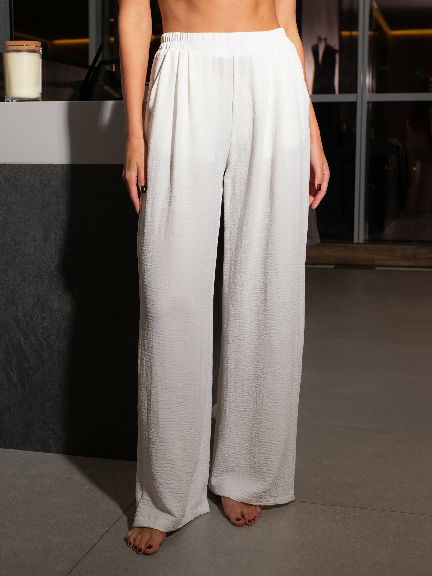 Брюки Mimi Pajamas New, размер L, белый