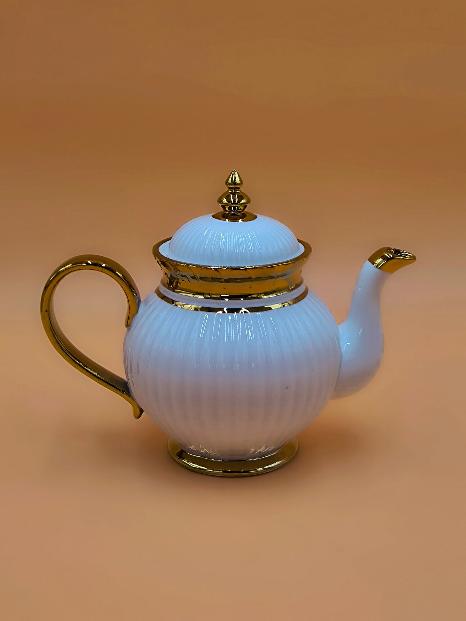 Серия Керамических Чайников "Tea Pot 4 Xashamat" Золотыми линями — фото 1
