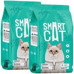 SMART CAT для взрослых кастрированных котов и стерилизованных кошек с курицей (1,4 + 1,4 кг) - изображение