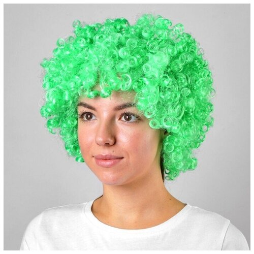 Парик объёмный, Зеленый