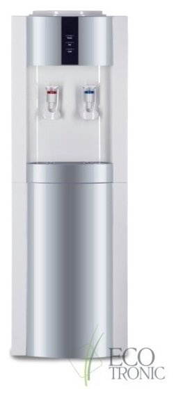 Кулер для воды Ecotronic Экочип V21-LE белый/серебристый