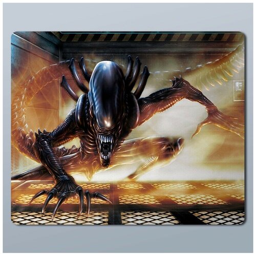 Коврик для мыши с принтом игры Aliens Fireteam Elite - 1461 фигурка чужой бродяга aliens fireteam elite от neca