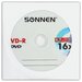 Оптический диск DVD-R Sonnen 4.7Gb, 16x, бумажный конверт, 25шт. (512576)