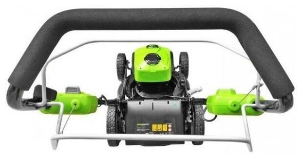 Газонокосилка аккумуляторная Greenworks GD40LM46HP 2514407, 40V, 46 см, бесщеточная, без АКБ и ЗУ - фотография № 8