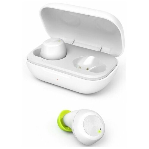 Гарнитура Hama вкладыши Spirit Chop белыйзеленый беспроводные bluetooth в ушной раковине 133000₽