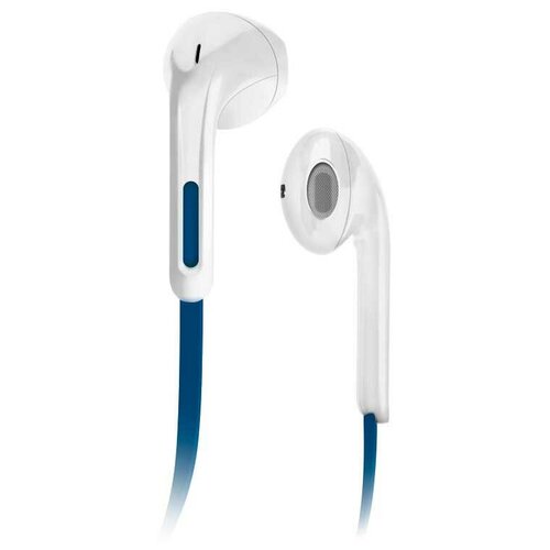 Наушники SBS Studio Mix 99 35мм с микрофоном плоский кабель белыйсиний TEINEARMIX99K 137200₽