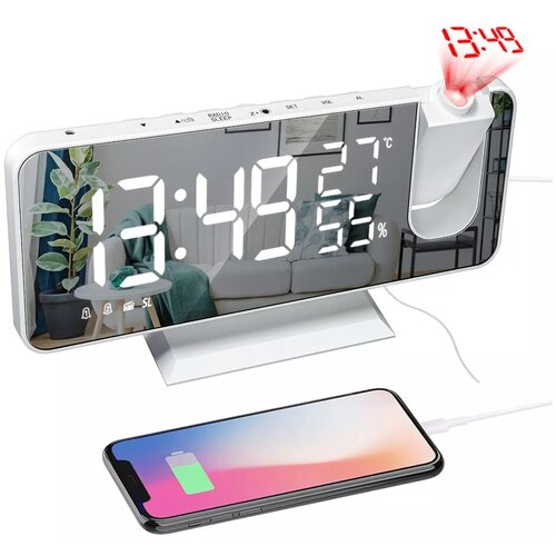 Цифровой светодиодный будильник Youpin - EN8827 White 129400₽