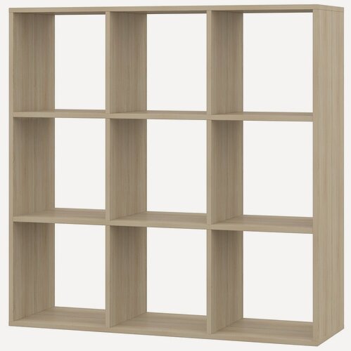 Изображение товара Стеллаж СТ-11 "Колизей мебель" дуб сонома (ШхГхВ) (1054х330х1054)мм, 9 ниш