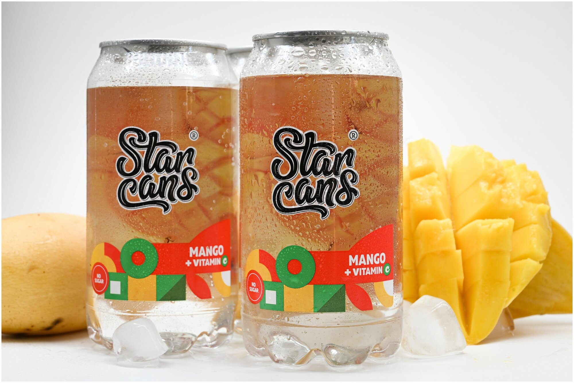 Напиток газированный со вкусом Манго StarCans Витаминная вода Лимонад с витаминами без Сахара без калорий - фотография № 13