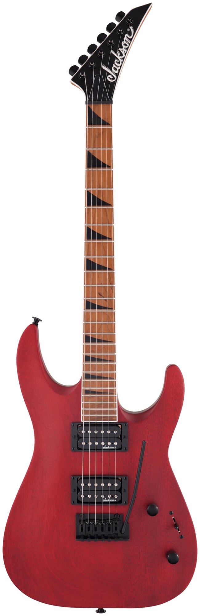 JACKSON JS Series Dinky™ Arch Top JS24 DKAM Caramelized Maple Fingerboard Red Stain электрогитара цвет красный