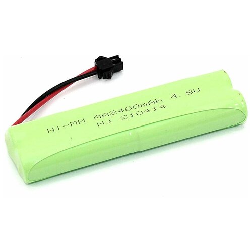 Аккумуляторная батарея (АКБ, аккумулятор) для радиоуправляемых игрушек / моделей, Ni-Mh, 4.8В, 2400мАч, форма Twinstick, разъем SM, АА