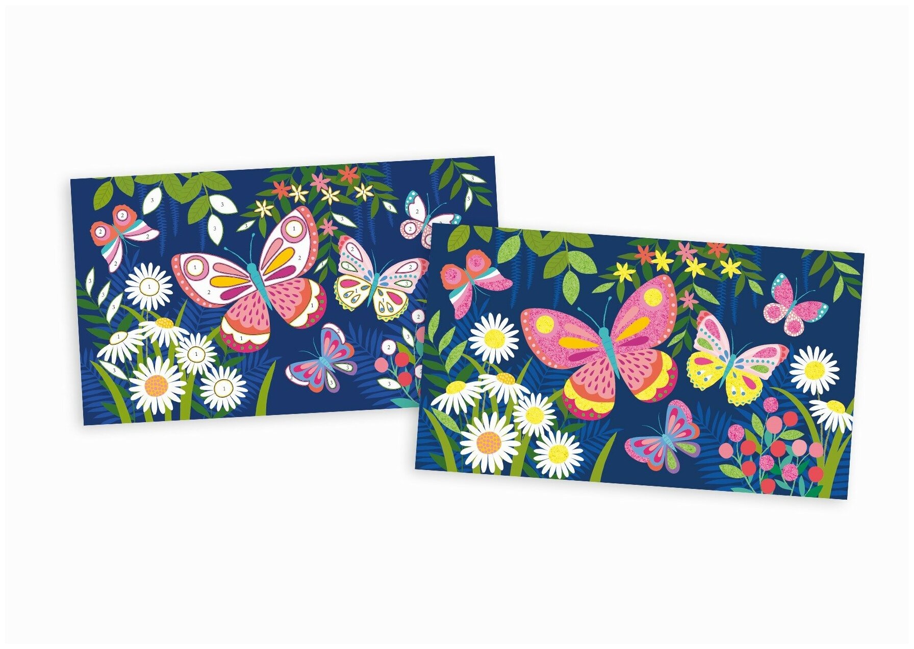 Набор для декорирования светящимся песком Janod Бабочки Hachette J07991 - фото №10