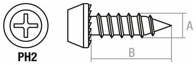 Саморез для листового металла 3,5х11 мм цинк острый STARFIX 300 штук (SMP1-53541-300)
