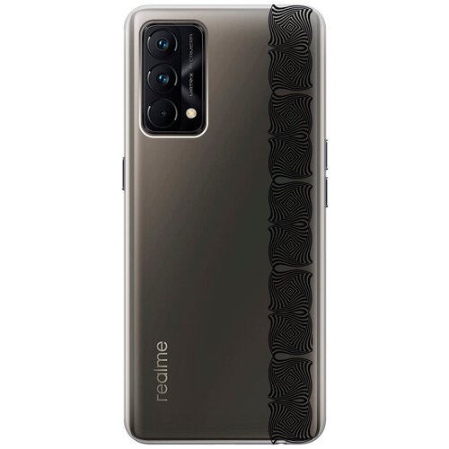 Силиконовый чехол с принтом Illusions (Line) для Realme GT Master Edition / Рилми ГТ Мастер Едишн силиконовый чехол с принтом tigers pattern для realme gt master edition рилми гт мастер едишн