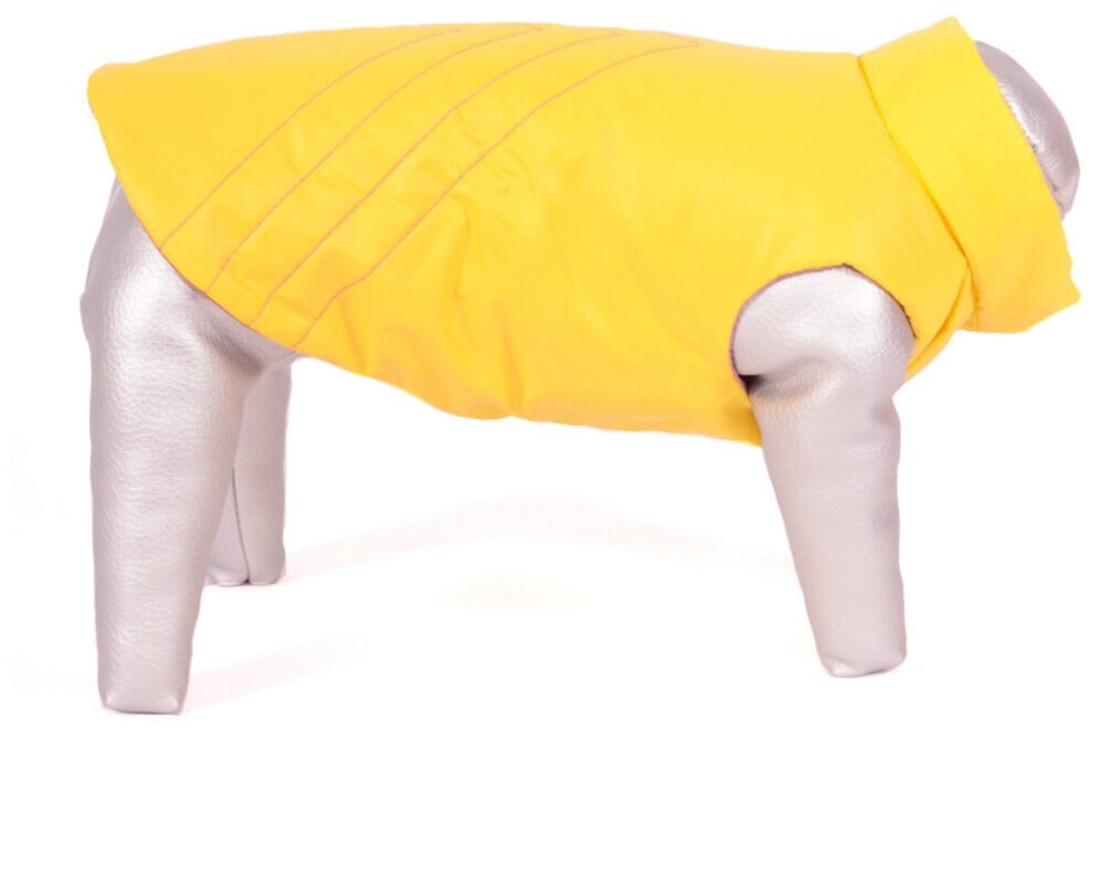 Жилет для собак Yoriki "Страйп" желтый унисекс, р. L - фотография № 4