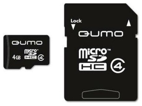 Карта памяти Qumo microSDHC 8 ГБ Class 4, 1 шт., черный - фото №10