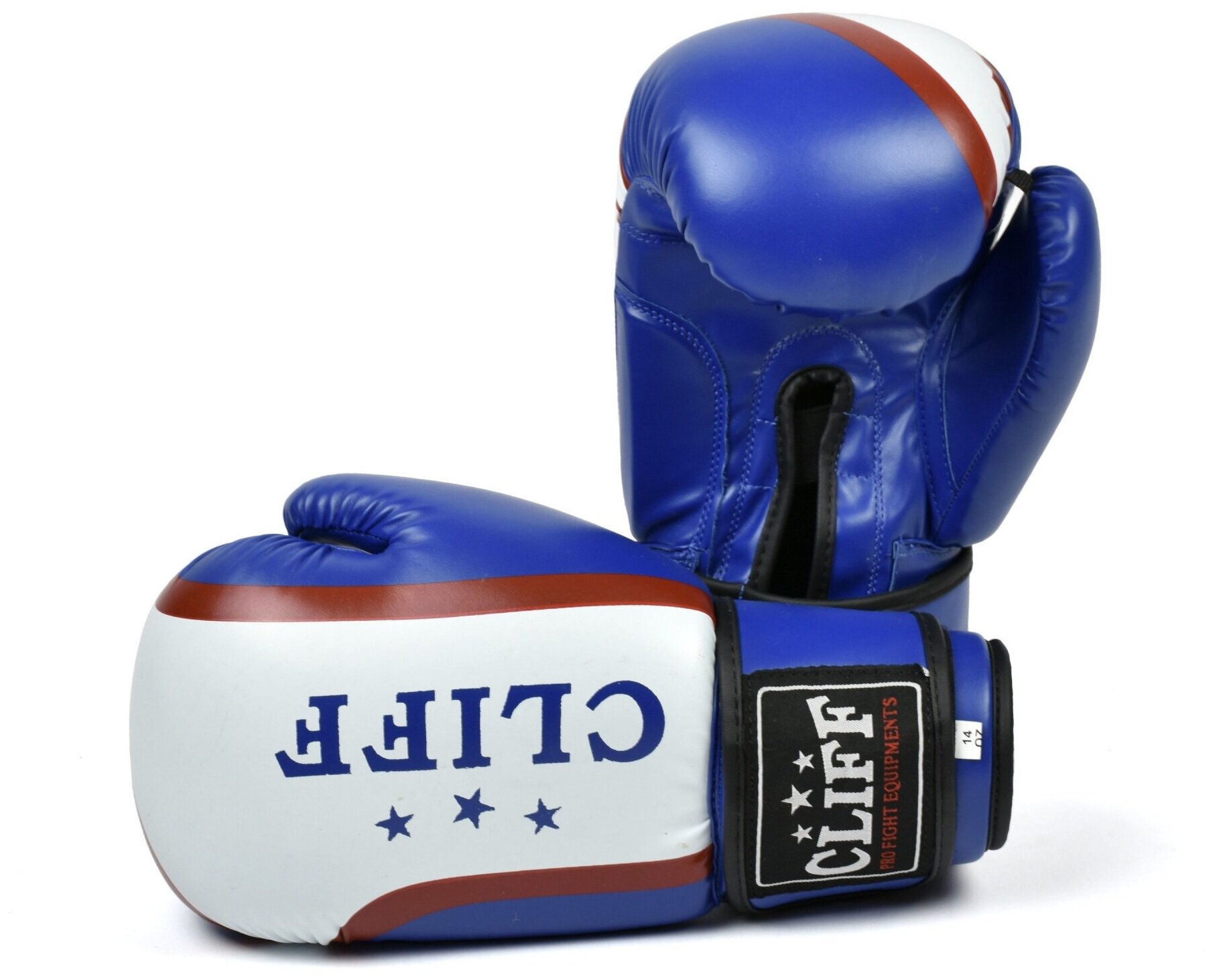 Перчатки боксёрские CLIFF DRAGON, FLEX, 8 унций, синие