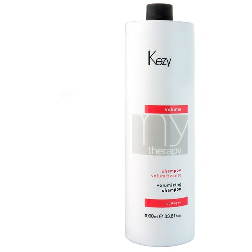 Шампунь для придания объема с морским коллагеном Kezy Mytherapy Volumizing shampoo 1000 мл kezy mytherapy шампунь для придания объема с морским коллагеном 30 мл