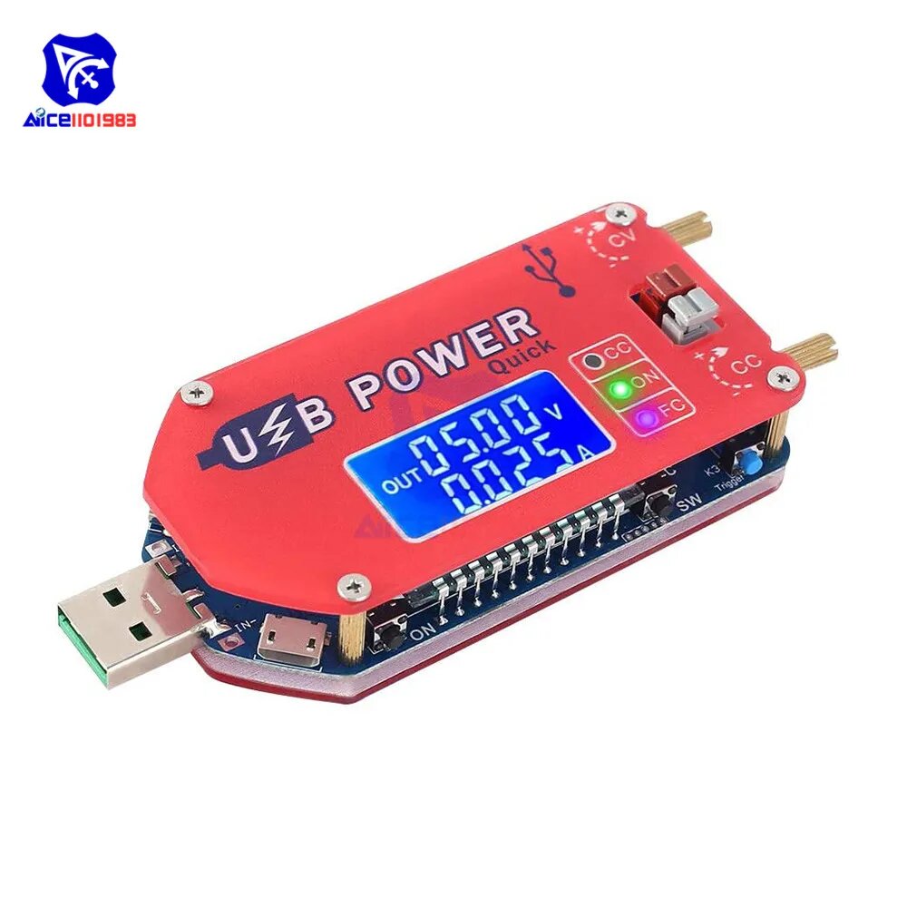 Diymore ZK-DP3A USB источник питания 15 Вт с ЖК-дисплеем