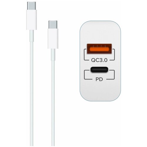 Зарядное устройство для iPhone (для Android) USB Type-C 20W, зарядка для телефона, адаптер(блок) + кабель kaisi 9088 k 9088 mobile phone repairing power supply cable for android and iphone 12 12mini 12 pro 12 pro max as mechanic iboot